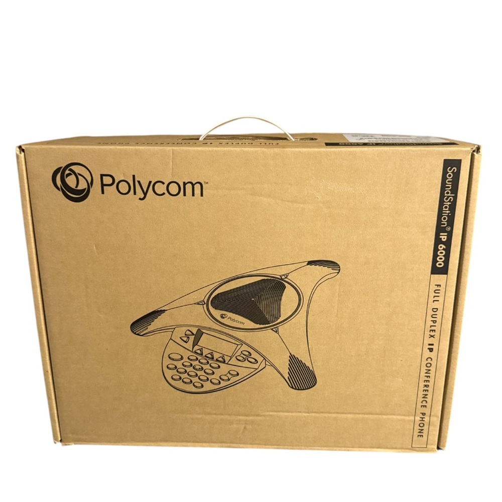 Polycom SoundStation IP 6000 Full Duplex Conference Phone POE 2200-15600-001